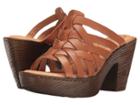 Born Gayle (brown Full Grain) Women's Wedge Shoes