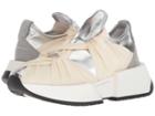 Mm6 Maison Margiela Grosgrain Tie Trainer (silver/grey/ecru) Women's Shoes