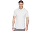 Under Armour Sportstyle Core Short Sleeve Hoodie (white/overcast Gray) Men's Sweatshirt