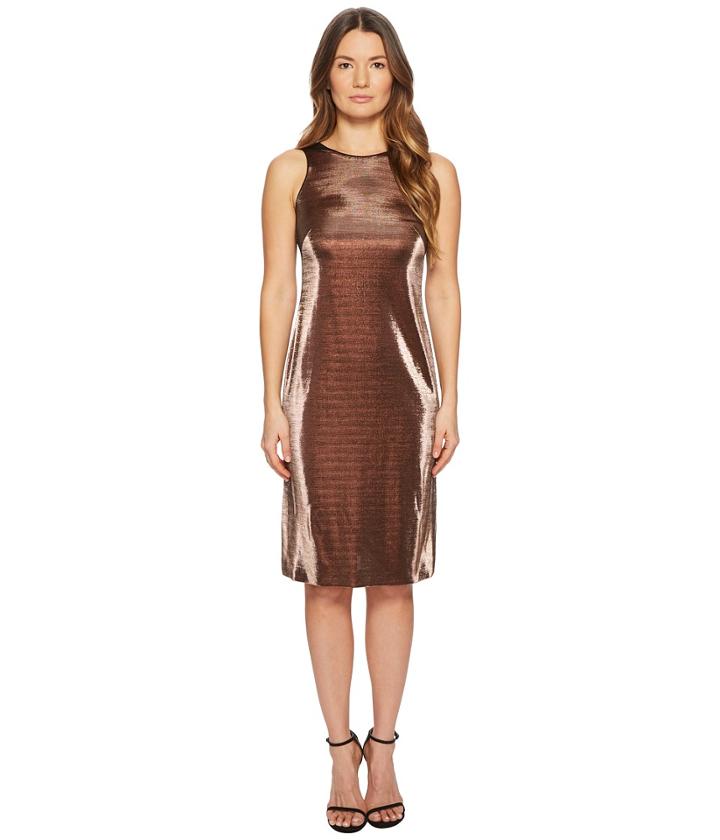 Escada Sport Dajetta Sleeveless Metallic Dress (black) Women's Dress