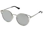 Guess Gf6039 (shiny Light Nickeltin/smoke Mirror) Fashion Sunglasses
