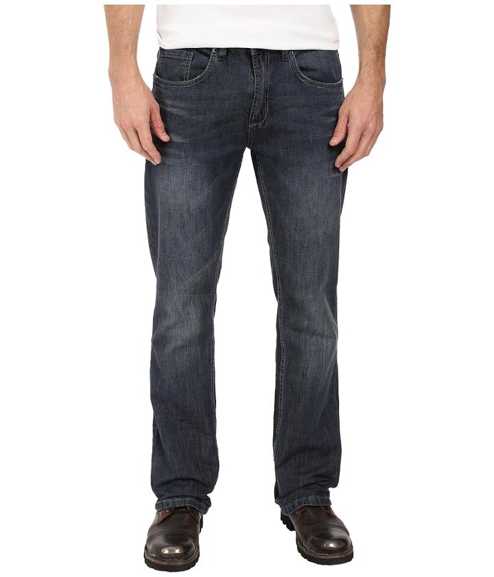 Buffalo David Bitton King Slim Boot Cut In Sandblasted/vintage (sandblasted/vintage) Men's Jeans