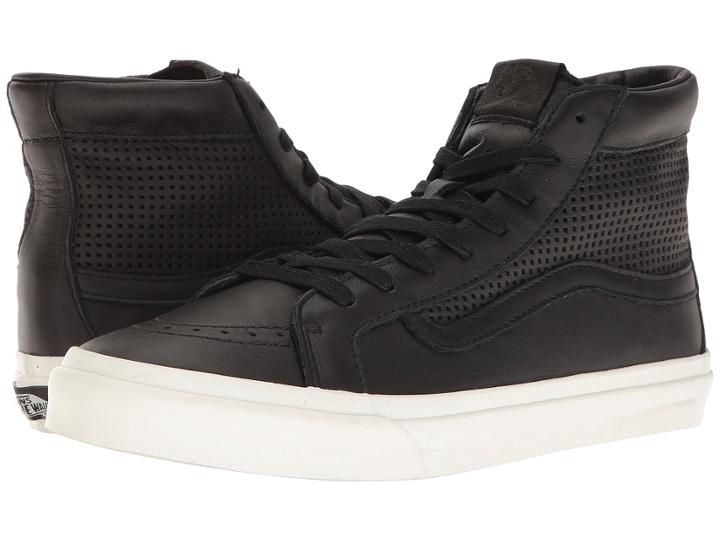 Vans Sk8-hi Slim Cutout Dx ((square Perf) Black) Skate Shoes