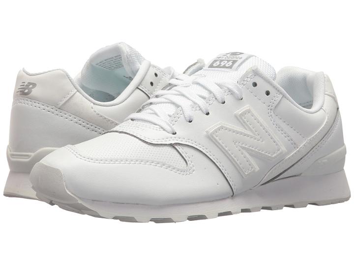 New Balance Classics Wl696v1 (metallic Silver/white) Women's Running Shoes
