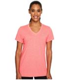 Under Armour Threadborne Train Short Sleeve V-neck Twist (marathon Red/steel) Women's Clothing