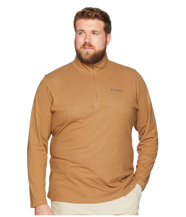 Columbia Big Tall Rugged Ridgetm 1/4 Zip (delta Heather) Men's Clothing