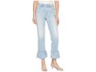 Paige Hoxton Straight Ankle W/ Pearl Fray In Palms (palms) Women's Jeans