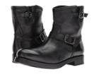 Frye Carter Engineer (black Tumbled Waxed Calf) Men's Pull-on Boots