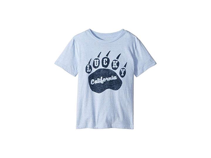 Lucky Brand Kids Short Sleeve Graphic Tee (little Kids/big Kids) (placid Blue 1) Boy's T Shirt