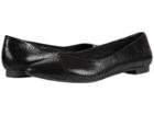 Vionic Caballo (black Snake) Women's Flat Shoes