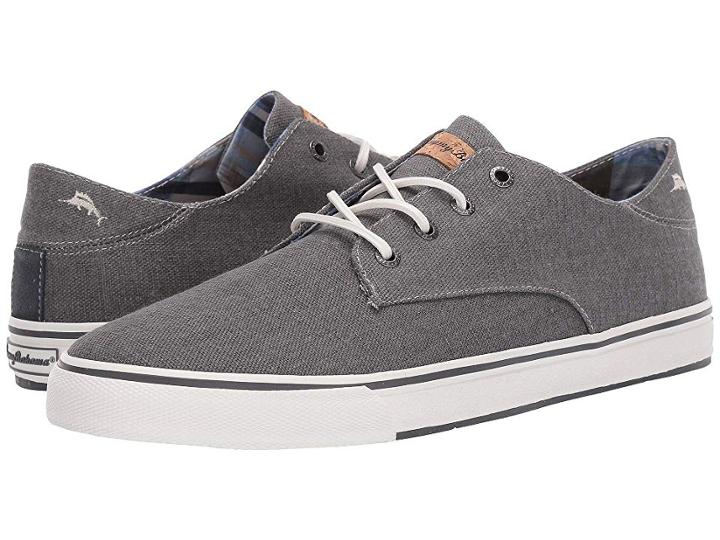 Tommy Bahama Drifting Sands (light Grey Canvas) Men's Shoes