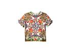 Dolce & Gabbana Kids T-shirt (big Kids) (natural Print) Girl's Clothing