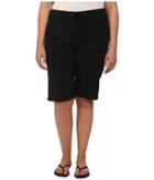 Columbia Plus Size Anytime Outdoortm Long Short (black) Women's Shorts