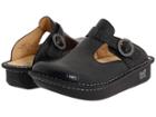 Alegria Classic (black Emboss Rose Leather) Women's Clog Shoes