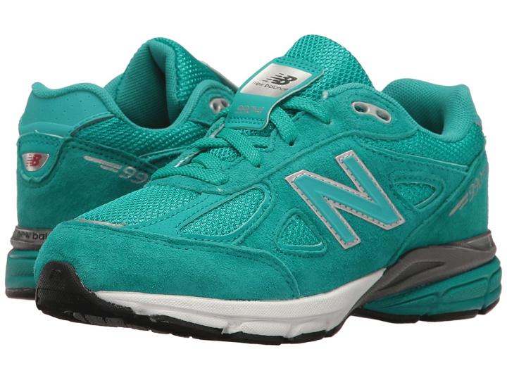 New Balance Kids Kj990v4 (little Kid) (teal/teal) Girls Shoes