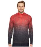 Spyder Limitless 1/4 Zip Dry Web (red/crackle) Men's Long Sleeve Pullover