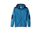 Columbia Kids Birch Woods Ii Full Zip Fleece (little Kids/big Kids) (blue Heron Heather/collegiate Navy) Boy's Fleece