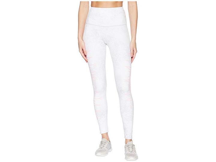 Onzie High Basic Graphic Midi (white Bride) Women's Casual Pants