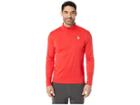 Spyder Limitless Solid Zip T-neck (red/red) Men's Long Sleeve Pullover
