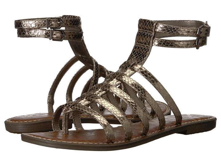 Sam Edelman Gilda (pewter Metallic Boa Print) Women's Sandals