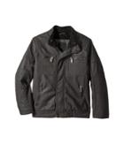 Urban Republic Kids Sherpa Lined Moto Jacket (little Kids/big Kids) (dark Charcoal) Boy's Coat