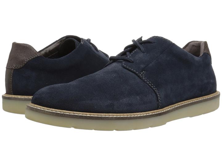 Clarks Grandin Plain (navy Suede) Men's Shoes