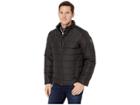 Kenneth Cole New York Poly Oxford Puffer W/ Stand Collar (black) Men's Clothing