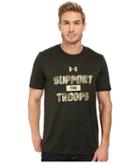 Under Armour Ua Support The Troops Tech Tee (artillery Green) Men's T Shirt