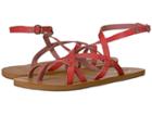 Roxy Julia (red) Women's Sandals