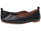 Ugg Lynley (black Leather) Women's Dress Flat Shoes