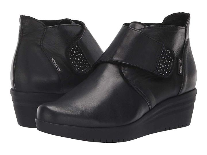 Mephisto Goldy (black Silk/bucksoft) Women's Shoes