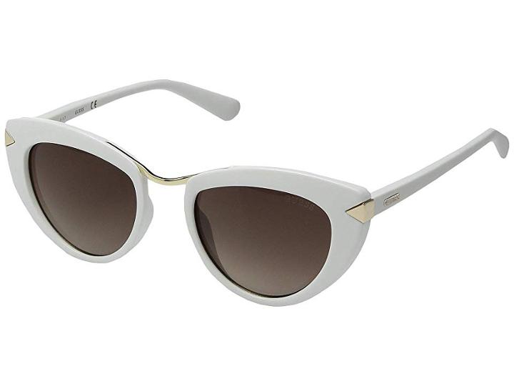 Guess Gu7498 (white/gradient Brown 1) Fashion Sunglasses