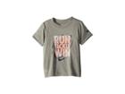 Nike Kids Run Tackle Win Dri-fit Tee (toddler) (dark Gray Heather/white) Boy's T Shirt