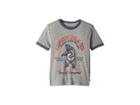 Lucky Brand Kids Lucky Bear Short Sleeve Tee (little Kids/big Kids) (grey Heather) Boy's T Shirt