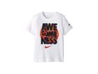 Nike Kids Awesomeness Basketball Short Sleeve T-shirt (little Kids) (white) Boy's Clothing