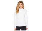 Nike Golf Dry Top 1/2 Zip Left Chest (white/black) Women's Clothing