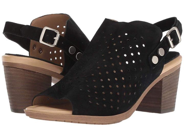 Vaneli Marnee (black Scamo/matte Silver Trim) Women's 1-2 Inch Heel Shoes