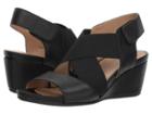 Naturalizer Cleo (black Leather/gore) Women's Sandals