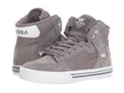 Supra Kids Vaider (little Kid/big Kid) (charcoal/white/white) Boys Shoes