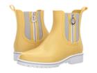 Bernardo Zip Rain (yellow) Women's Rain Boots