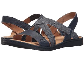 Born Atiana (navy) Women's Dress Sandals