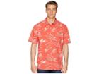 Quiksilver Waterman Town All Day Shirt (mineral Red) Men's Clothing