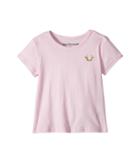 True Religion Kids Gold Buddha Tee Shirt (toddler/little Kids) (shadow Pink) Girl's T Shirt