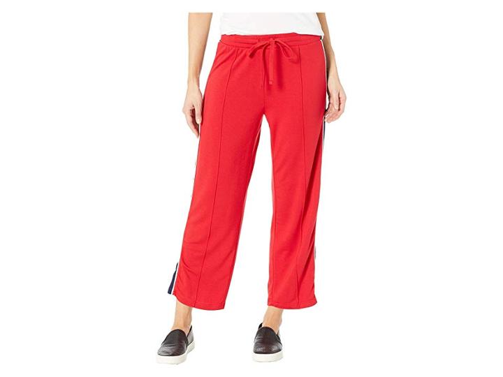 Bb Dakota Finesse Soft Knit Track Pants (bright Red) Women's Casual Pants