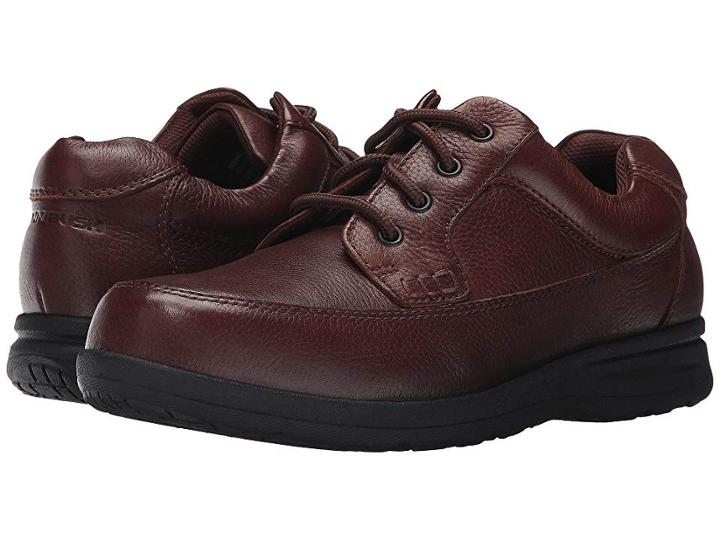 Nunn Bush Cam Oxford Casual Walking Shoe (brown Tumbled Leather) Men's Lace Up Casual Shoes