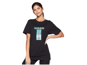 Adidas Originals Adibreak Logo Tee (black) Women's T Shirt