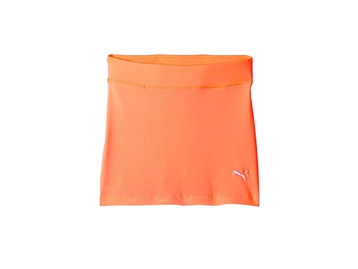 Puma Golf Kids Solid Knit Skirt (big Kids) (energy Peach) Girl's Skirt