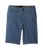 Volcom Kids Frickin Snt Static Shorts (big Kids) (indigo) Boy's Shorts