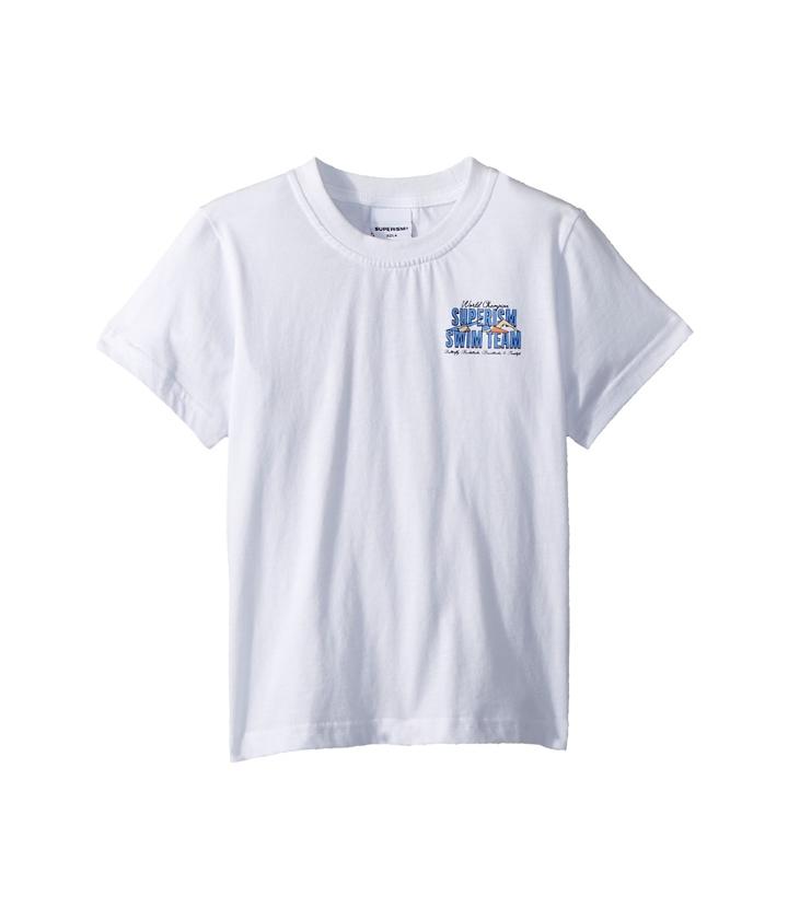 Superism Swim Team Champ Short Sleeve Tee (toddler/little Kids/big Kids) (white) Boy's T Shirt