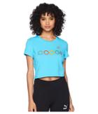 Puma Puma X Coogi Crop T-shirt (blue Atoll) Women's T Shirt